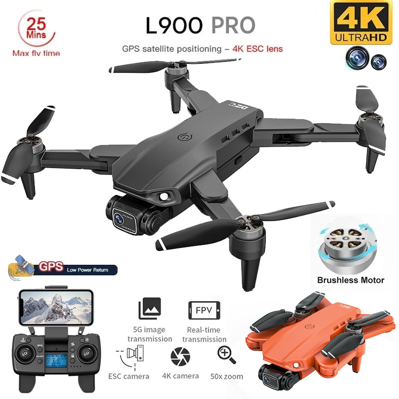 Drone Mapping - L900 Pro GPS Drone 4K profesional