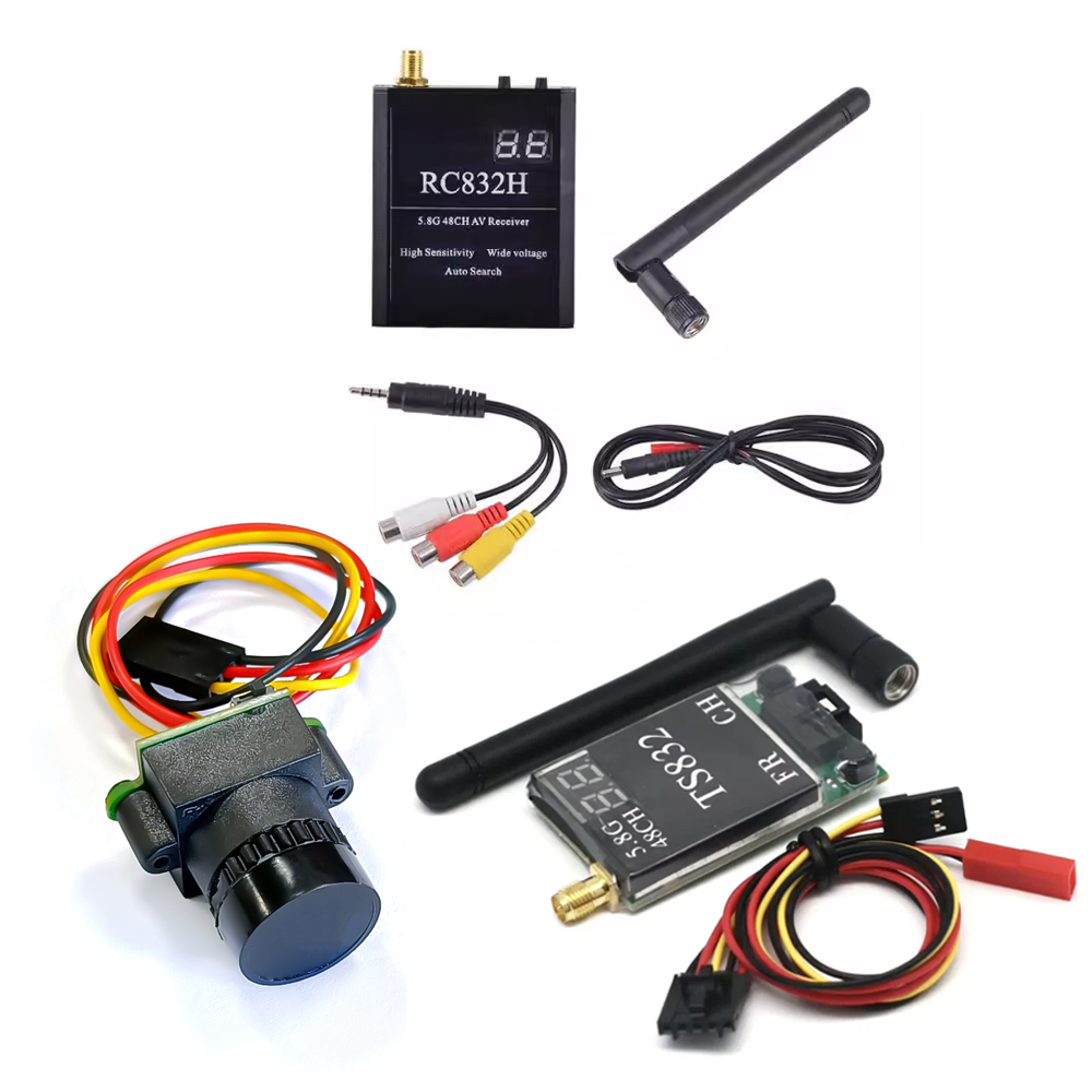 Drone Lidar - AV Transmisor Inalámbrico, receptor TS832 +