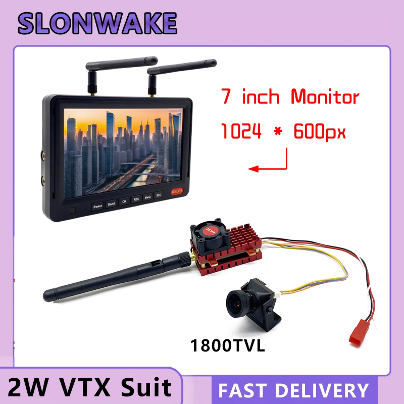 SLONWAKE 5,8G 2W VTX FPV 1800T - Drone Cinematic reseña y precio