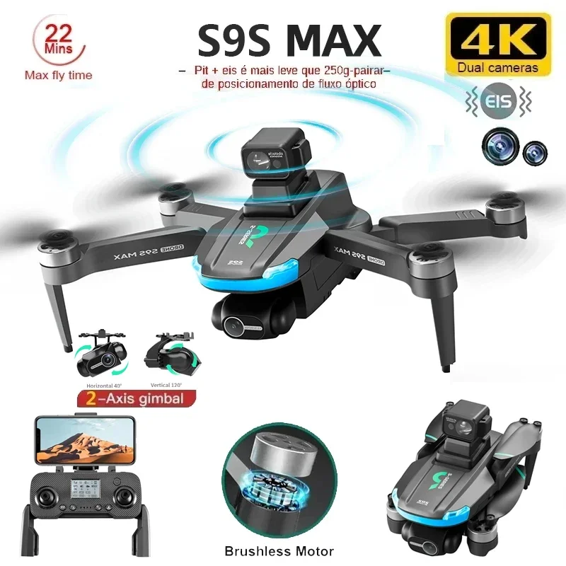 Nuevo S9S MAX MINI Drone 4K 2  - Drone Video Production reseña y precio
