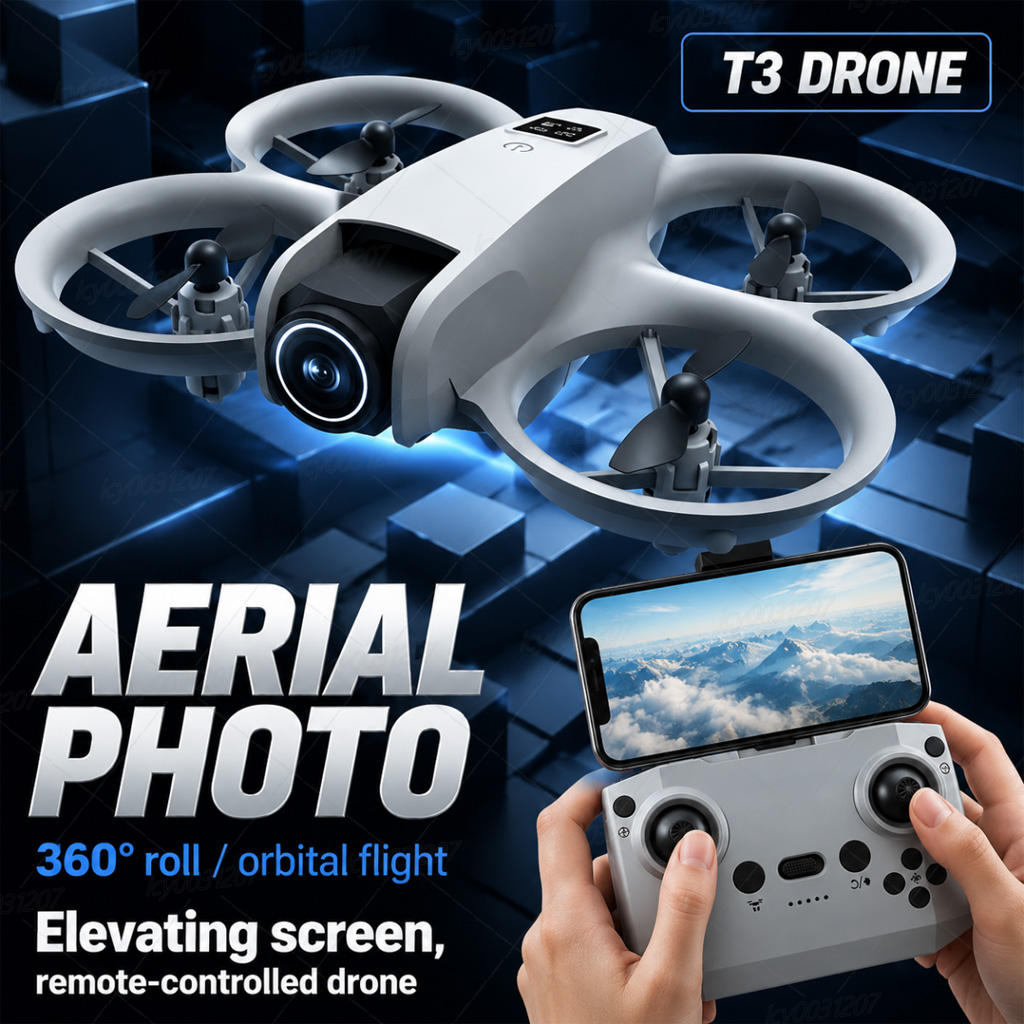 NUEVO Dron T3 Mini 8K con Cáma - Drone Video Production reseña y precio