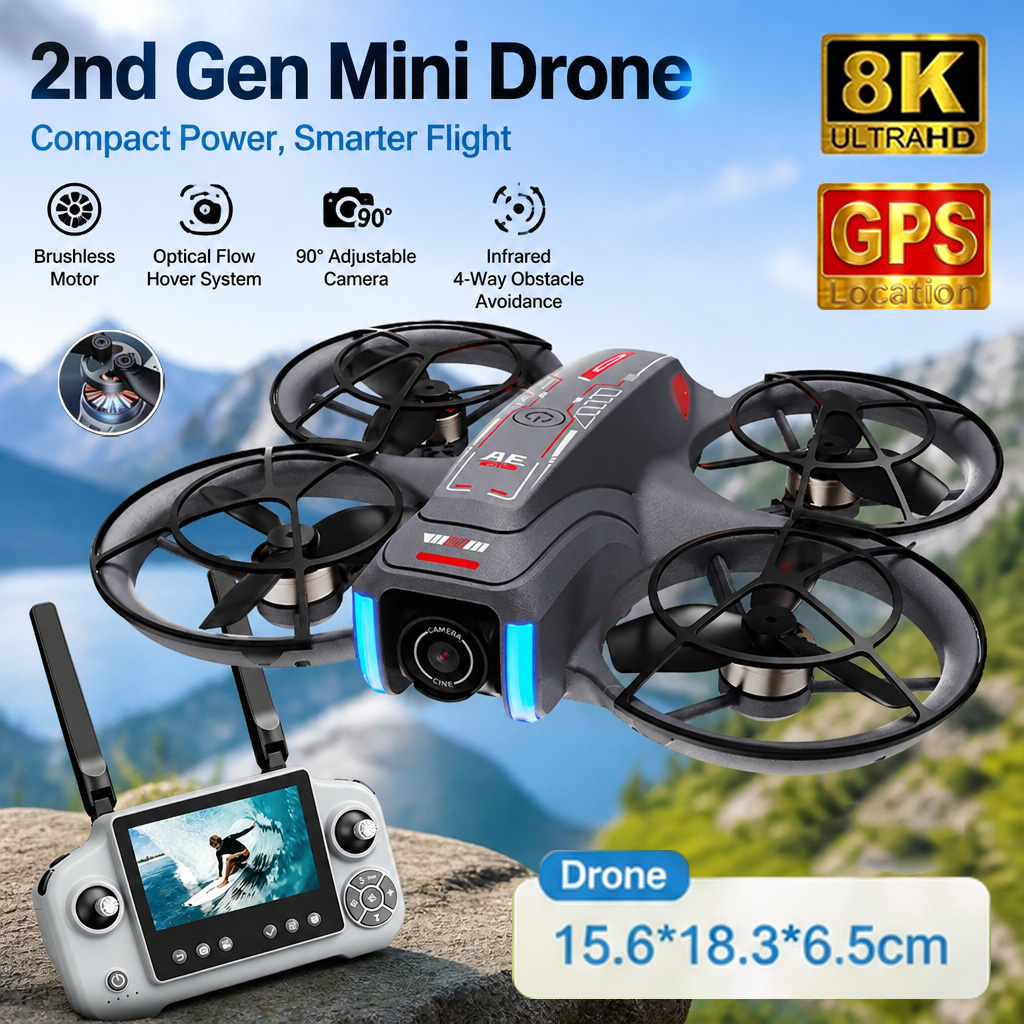 Mini Dron AE21, Juguete con Cá - Drone Video Production reseña y precio